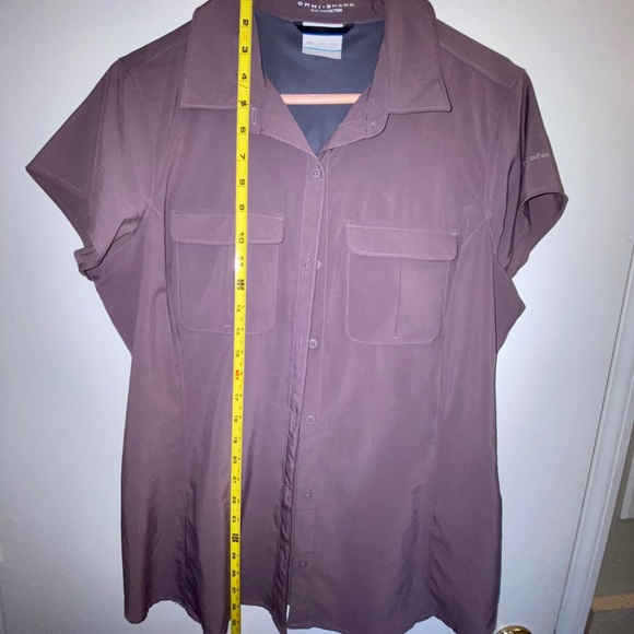 Columbia Omni-Shade Purple Size Large Shirt-SOLD - Picture 2 of 12